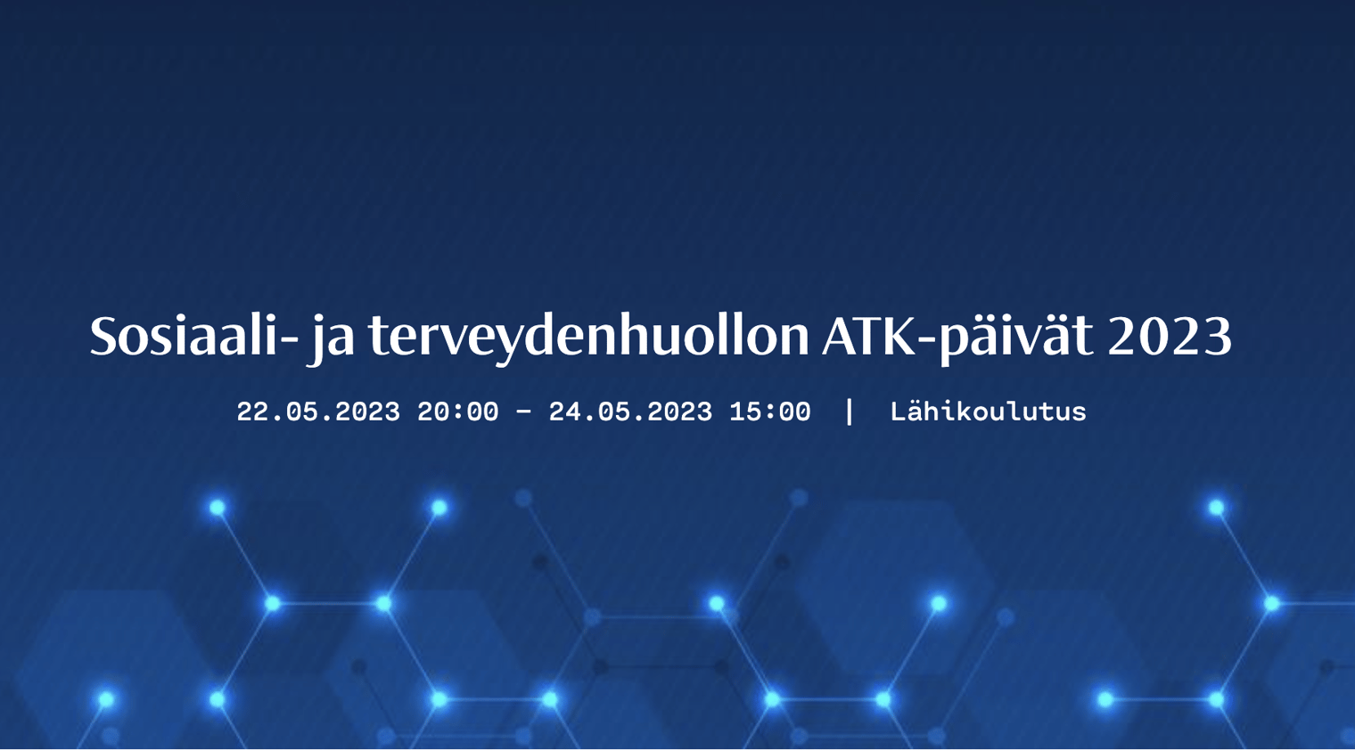 Sosiaali- ja terveydenhuollon ATK-päivät 2023